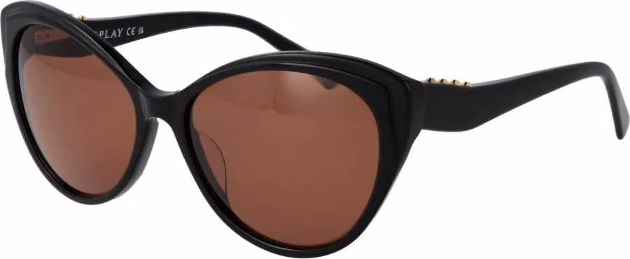 Replay Black Plastic Sunglasses