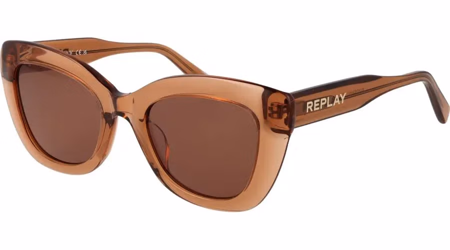 Replay Beige Plastic Sunglasses