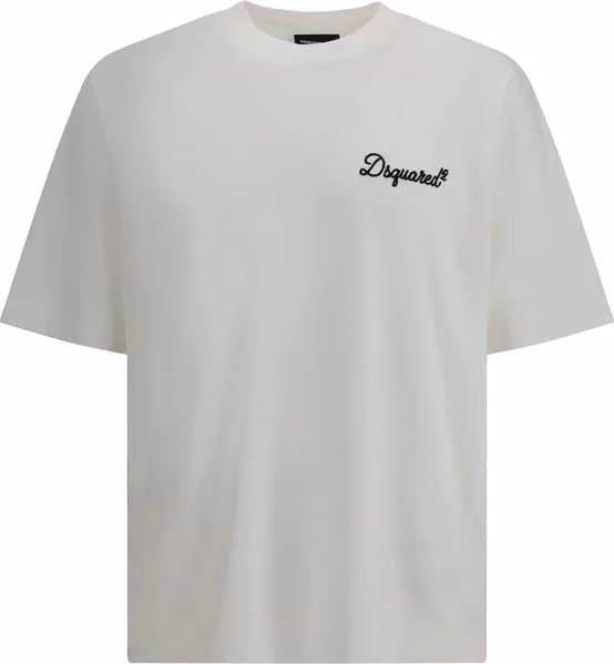 Dsquared² White Cotton T-Shirt