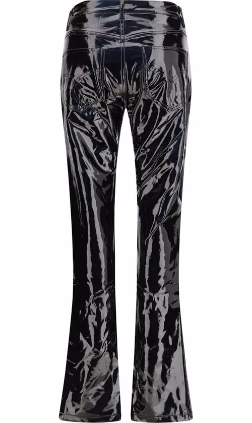 Fiorucci Black Polyethylene Casual Pants