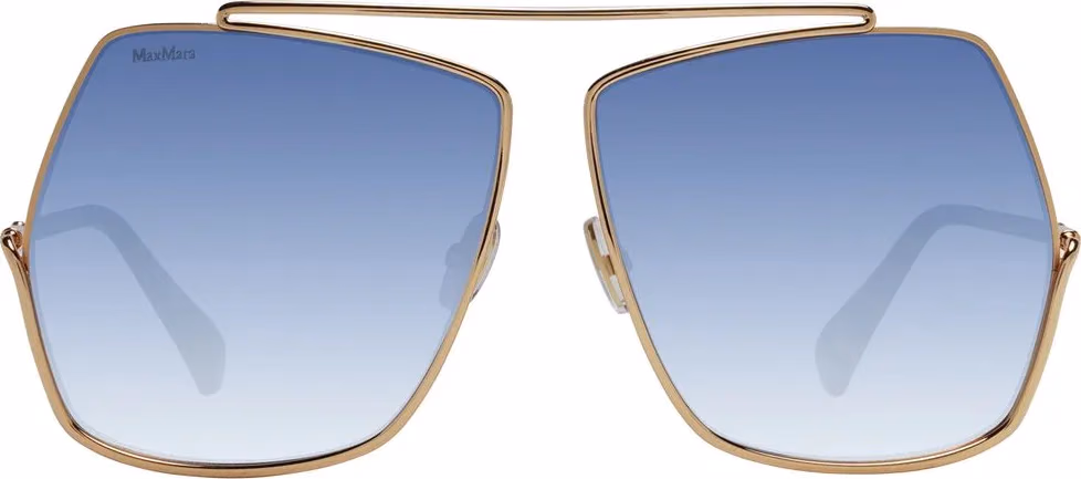 Max Mara Gold Metal Sunglasses