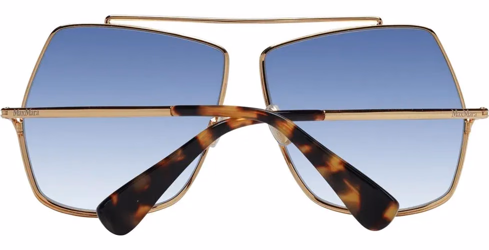 Max Mara Gold Metal Sunglasses