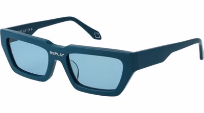 Turquoise Plastic Sunglasses