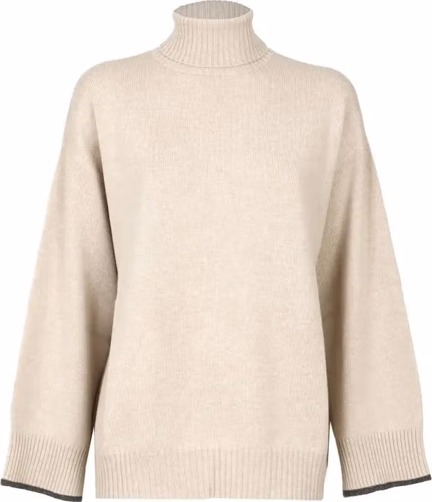 Brunello Cucinelli Beige Cashmere Sweater