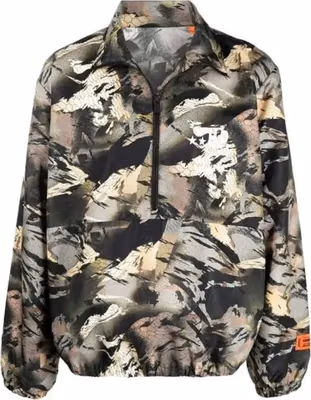 Bicolor Polyamide Shell Jacket