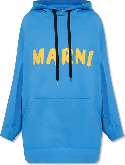 Marni Blue Cotton Sweatshirt
