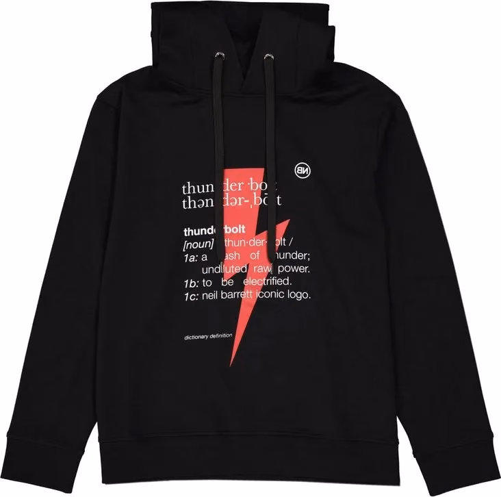 Neil Barrett Black Cotton Sweatshirt
