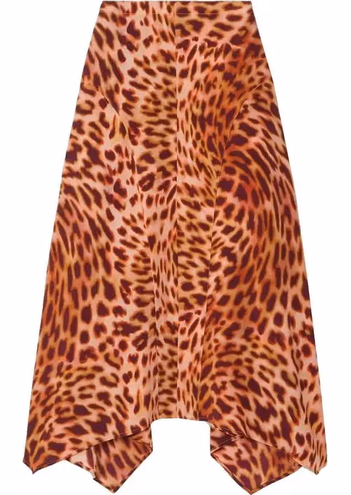 Stella McCartney Orange Silk Casual Dress
