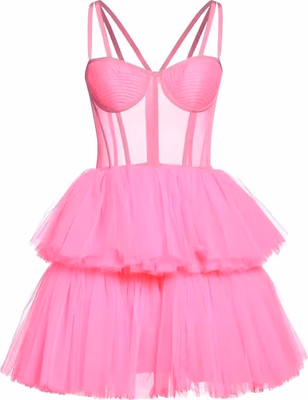 Multicolor Cotton Cocktail Dress