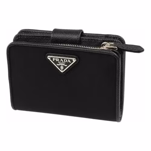 Prada Black Nylon Wallet