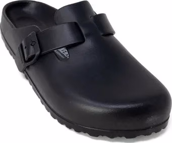 Birkenstock Black Artificial Leather Slippers