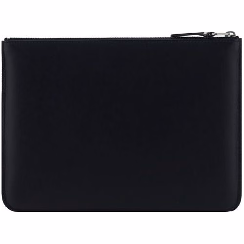 Comme Des Garçons Black Calf Leather Bos Taurus Wallet