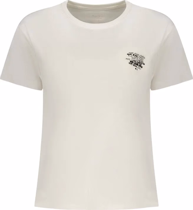 Pepe Jeans White Cotton Women T-Shirt