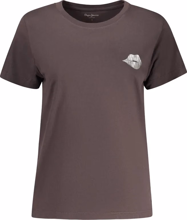 Pepe Jeans Black Cotton Women T-Shirt
