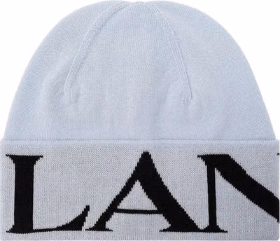 Blue Virgin Wool Beanie