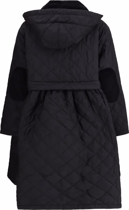 Barbour Black Polyester Coat