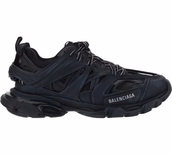Balenciaga Black Polyethylene Athletic Sneakers