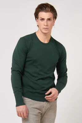 Green Marabou Sweatshirt