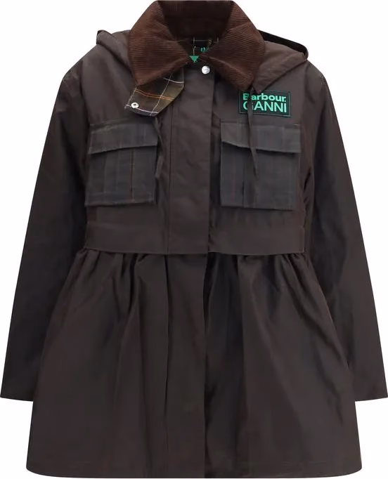 Barbour Brown Cotton Coat