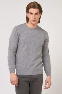Gray Wool Sweatshirt