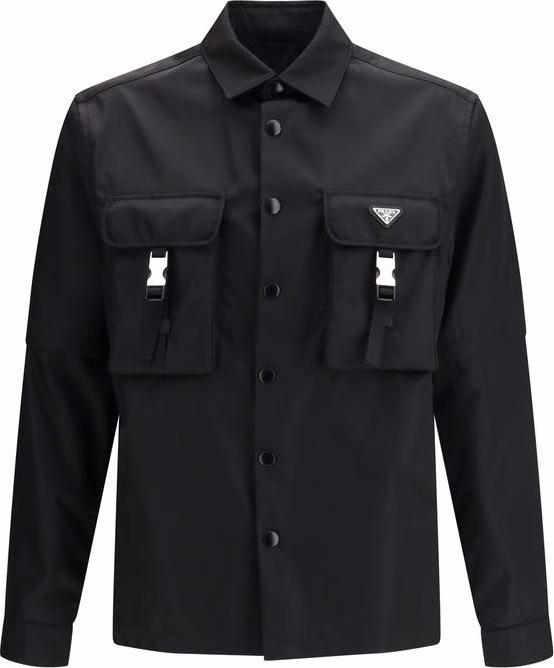 Prada Black Recycled Polyamide Jacket