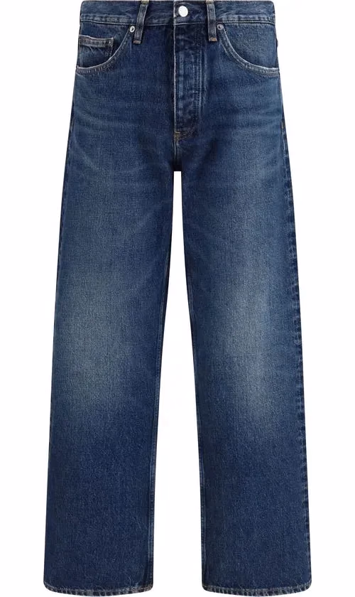 Sunflower Blue Cotton Relaxed Fit Jeans