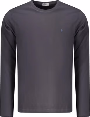 Blue Cotton Men T-Shirt