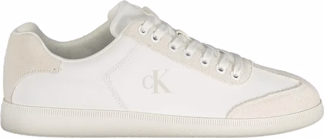 Calvin Klein White Polyester Men's Sneaker