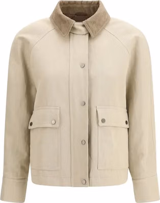 Beige Cotton Coat