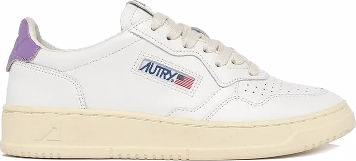 Autry White Leather Low Top Sneakers