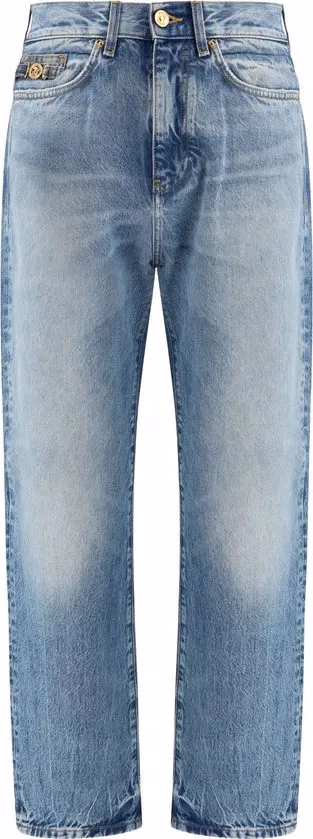 Versace Blue Cotton Jeans Denim