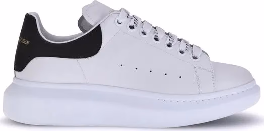 Alexander McQueen White Calf Leather Bos Taurus Platform Sneakers