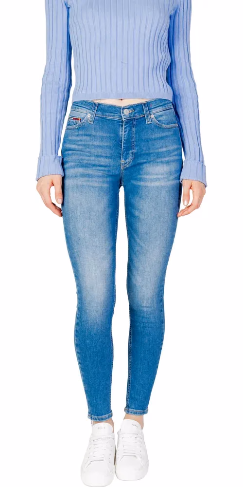 Tommy Hilfiger Blue Cotton Skinny Jeans