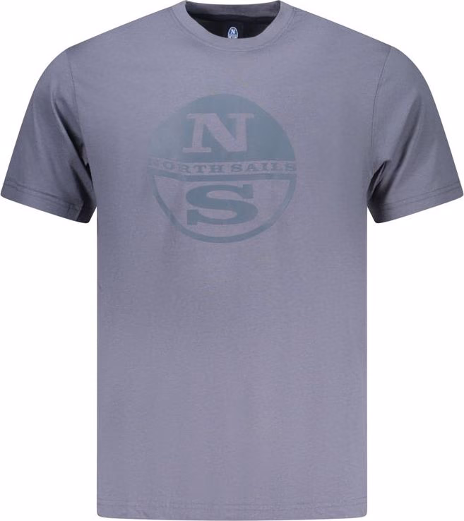 North Sails Blue Cotton Men T-Shirt