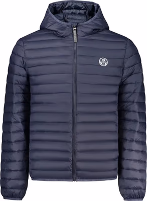 Blu Poliammide Men's Jacket