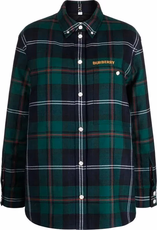 Burberry Bicolor Wool Biker Jacket