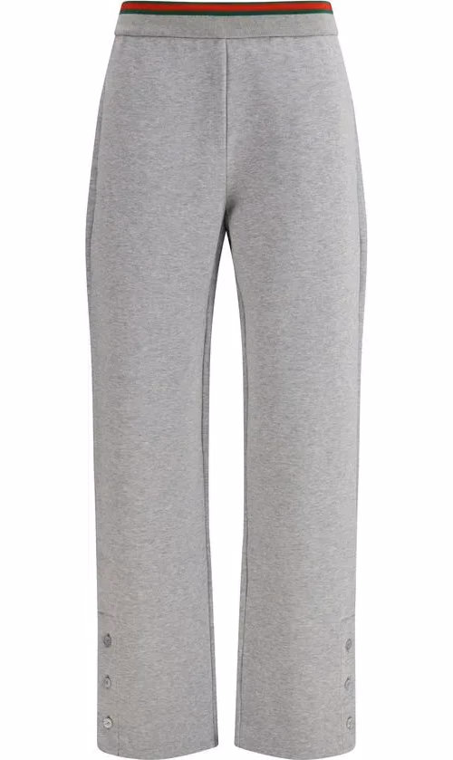 Gucci Gray Cotton Casual Pants
