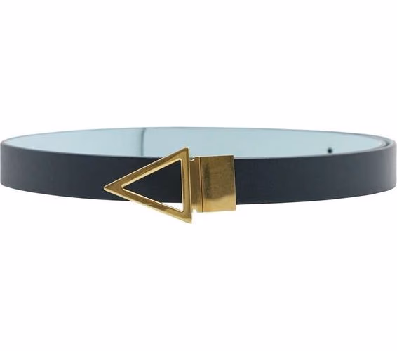 Bottega Veneta Blue Leather Regular Belt