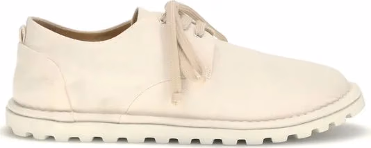 Marsell White Cotton Oxfords And Derbies