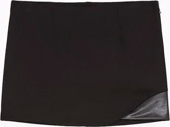 Patrizia Pepe Black Viscose Mini Skirt