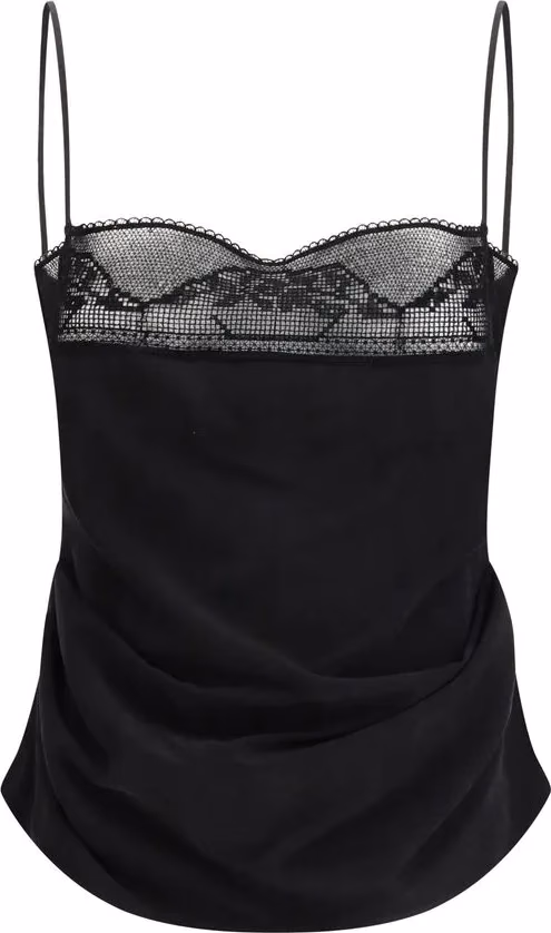 Magda Butrym Black Silk Blouse