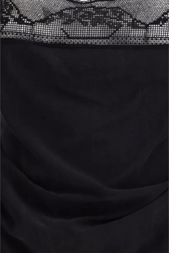 Magda Butrym Black Silk Blouse