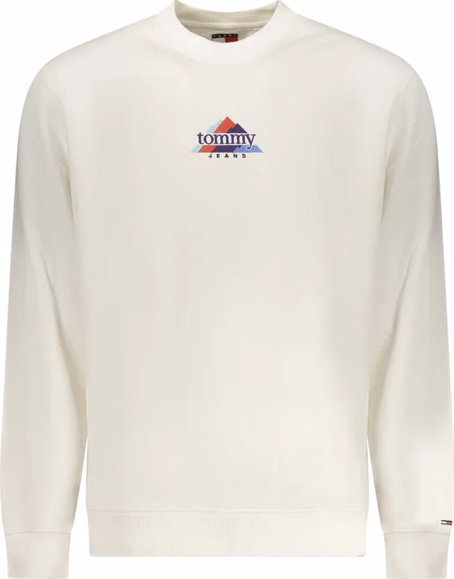 Tommy Hilfiger White Cotton Men's Sweatshirt