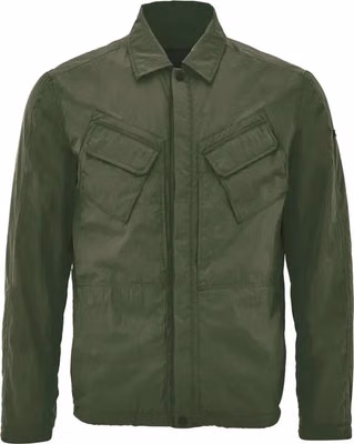 Green Polyester Coat