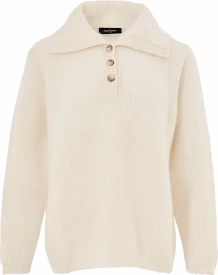 White Wool Polo Shirt