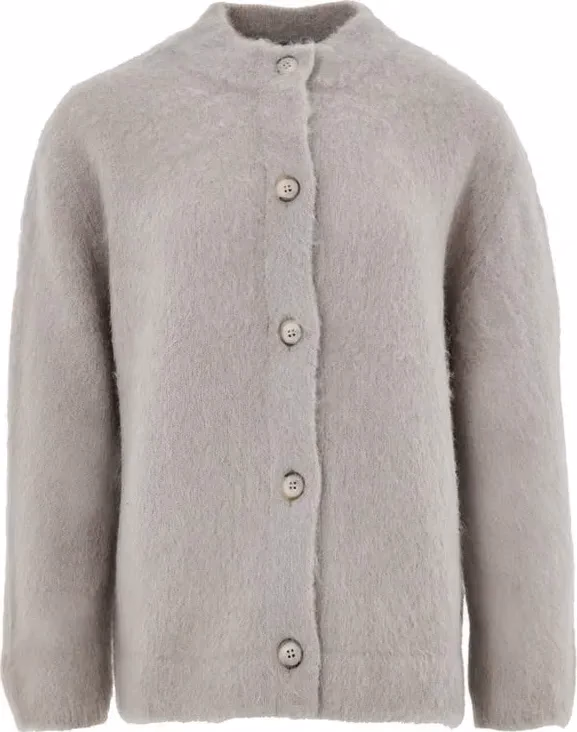 Gran Sasso Beige Wool Cardigan
