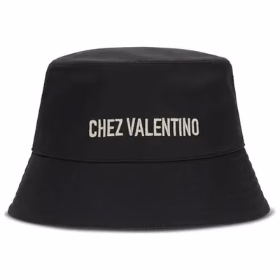 Black Cotton Bucket Hat