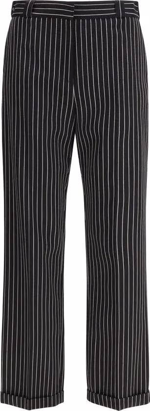 Tom Ford Black Wool Casual Pants