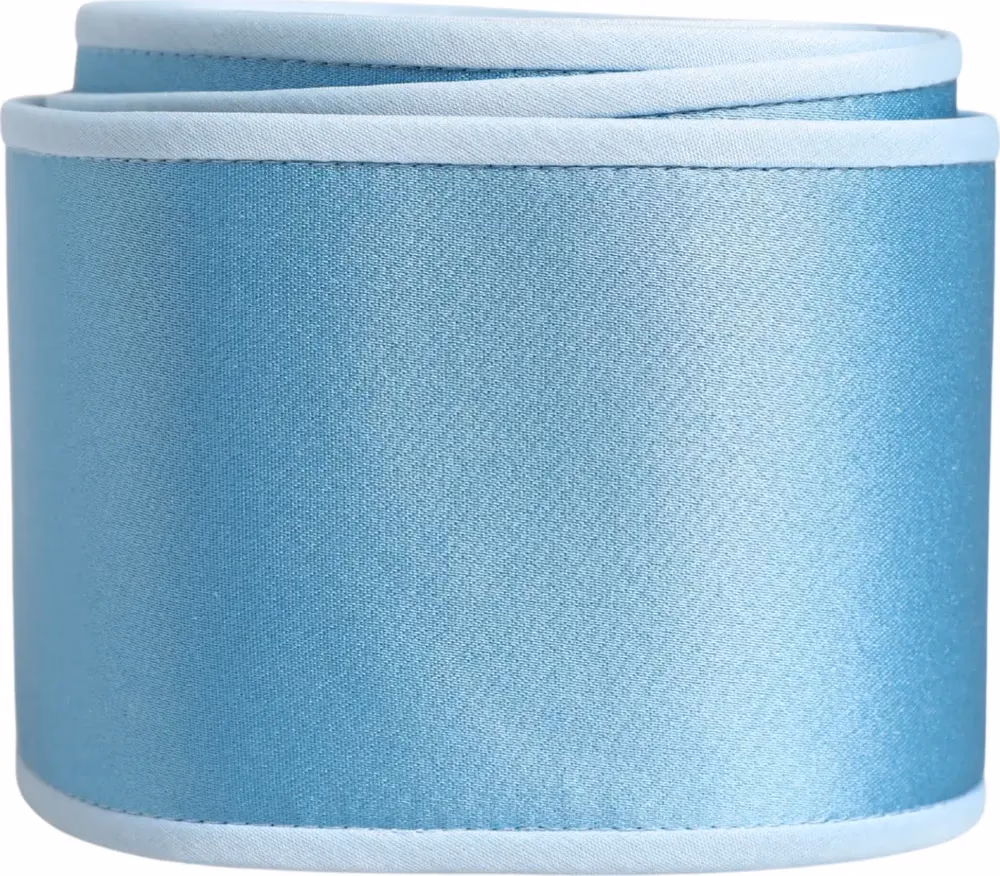 Dolce & Gabbana Light Blue Silk Satin Waist Women Cintura Belt