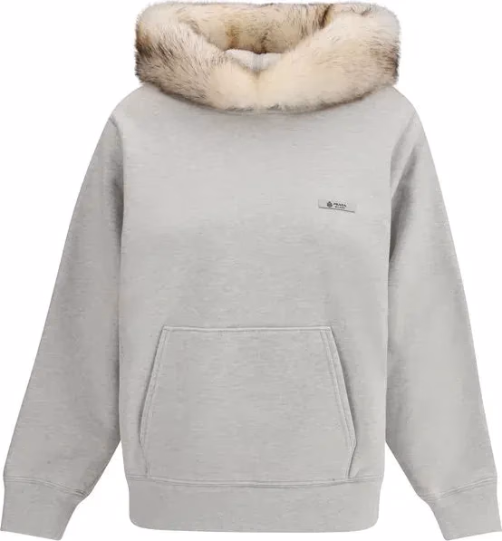 Prada Gray Cotton Sweatshirt